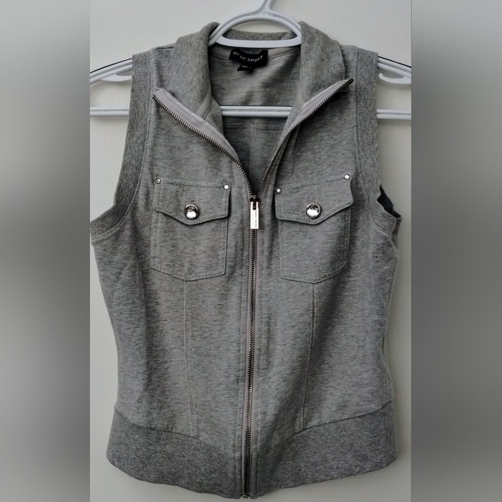 Bebe Sport Light Gray Vest